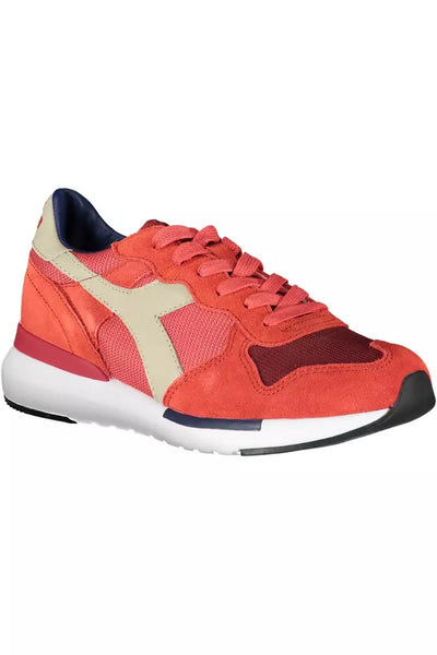 Diadora Red Leather Women Sneaker