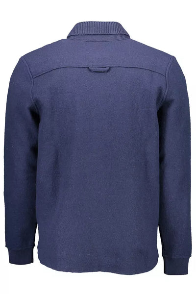 Gant Blue Wool Men Sweater