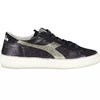 Diadora Black Leather Women Sneaker