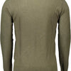 U.S. POLO ASSN. Green Viscose Men Sweater