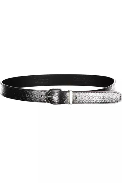 Calvin Klein Black Leather Women Belt