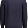 Lyle & Scott Blue Wool Men Sweater