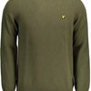 Lyle & Scott Green Wool Men Sweater