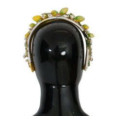 Dolce & Gabbana Sicilian Lemon Crystal Diadem Tiara