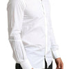 Dolce & Gabbana Elegant White Cotton Martini Dress Shirt