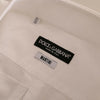 Dolce & Gabbana Elegant White Cotton Martini Dress Shirt