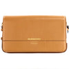 Burberry Grace Small Nutmeg Smooth Leather Flap Crossbody Clutch Handbag Purse