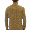 Alpha Studio Brown Wool Men Sweater