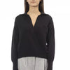 Alpha Studio Black Wool Women Sweater