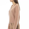 Alpha Studio Beige Merino Wool Women Sweater