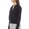 Alpha Studio Black Wool Women Sweater