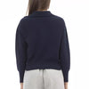 Alpha Studio Blue Wool Women Sweater