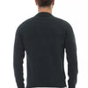 Alpha Studio Green Wool Men Sweater