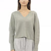 Alpha Studio Green Wool Women Sweater