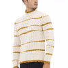 Alpha Studio Beige Acetate Men Sweater