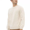 Alpha Studio Beige Alpaca Men Sweater