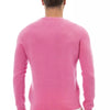 Alpha Studio Multicolor Wool Men Sweater