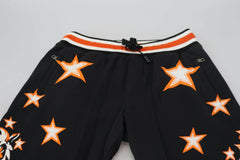 Dolce & Gabbana Elegant Black Star Casual Sweatpants