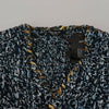 Dolce & Gabbana Elegant Blue V-Neck Cardigan Sweater