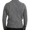 Dolce & Gabbana Elegant Gray Wool-Blend Turtleneck Sweater