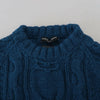 Dolce & Gabbana Elegant Blue Crewneck Sweater