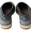 Dolce & Gabbana Sumptuous Woven Leather Espadrilles