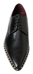 Dolce & Gabbana Elegant Studded Derby Formal Shoes