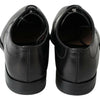 Dolce & Gabbana Classic Black Leather Derby Shoes