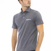 Baldinini Trend Gray Cotton Men Polo Shirt