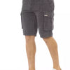 Baldinini Trend Black Cotton Men Cargo Short