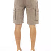 Baldinini Trend Brown Cotton Men Cargo Short