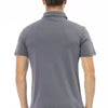 Baldinini Trend Gray Cotton Men Polo Shirt