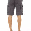 Baldinini Trend Black Cotton Men Cargo Short