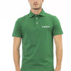 Baldinini Trend Green Cotton Men Polo Shirt