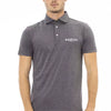 Baldinini Trend Gray Cotton Men Polo