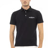 Baldinini Trend Black Cotton Men Polo