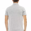 Baldinini Trend Gray Cotton Men Polo