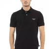 Baldinini Trend Black Cotton Men Polo