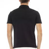 Baldinini Trend Black Cotton Men Polo