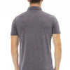 Baldinini Trend Gray Cotton Men Polo