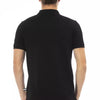 Baldinini Trend Black Cotton Men Polo