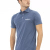 Baldinini Trend Blue Cotton Men Polo Shirt