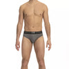 Cavalli Class Gray Cotton Men Underwear Trio Pack