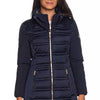 Yes Zee Blue Polyester Women's Jacket