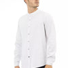 Baldinini Trend White Rayon Men Shirt