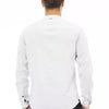 Baldinini Trend White Rayon Men Shirt