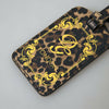 Dolce & Gabbana Elegant Leopard Leather Luggage Tag