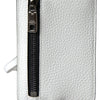 Dolce & Gabbana Elegant White Leather Cardholder Lanyard