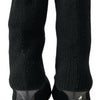 Dolce & Gabbana Elegant Black Viscose Mid-Calf Boots