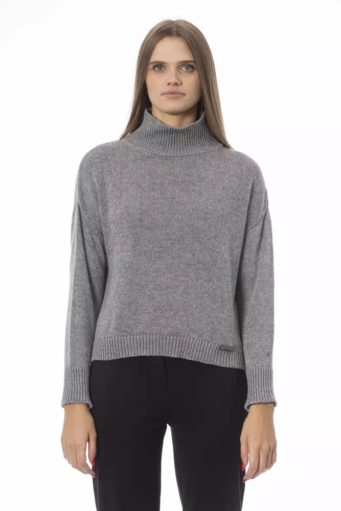 Baldinini Trend Gray Viscose Women Sweater